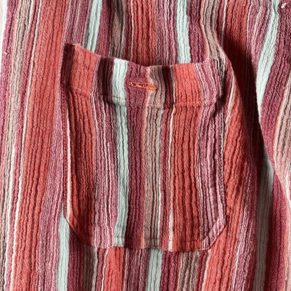 Sundance Women’s Gigi Striped Cotton Gauze Pants Size Medium Boho - Picture 5 of 8